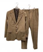 POLO RALPH LAURENポロ・ラルフローレン）の古着「グレンチェック柄ウールセットアップ」｜ブラウン