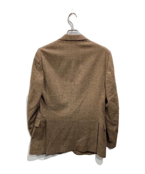 POLO RALPH LAUREN（ポロ・ラルフローレン）POLO RALPH LAUREN (ポロ・ラルフローレン) グレンチェック柄ウールセットアップ ブラウン サイズ:42S/52Sの古着・服飾アイテム