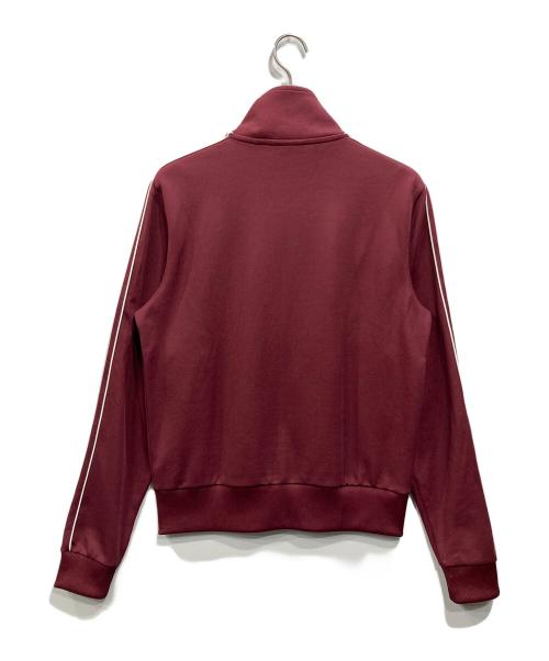 LACOSTE（ラコステ）LACOSTE (ラコステ) ショルダーパイピング鹿の子地トラックジャケット ボルドー サイズ:Mの古着・服飾アイテム