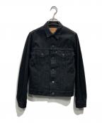 orSlowオアスロウ）の古着「デニムトラッカージャケット」｜ブラック