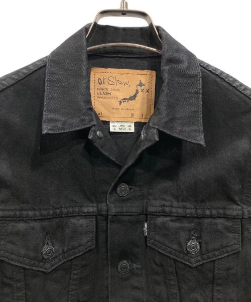 orSlow（オアスロウ）orSlow (オアスロウ) デニムトラッカージャケット ブラック サイズ:Mの古着・服飾アイテム