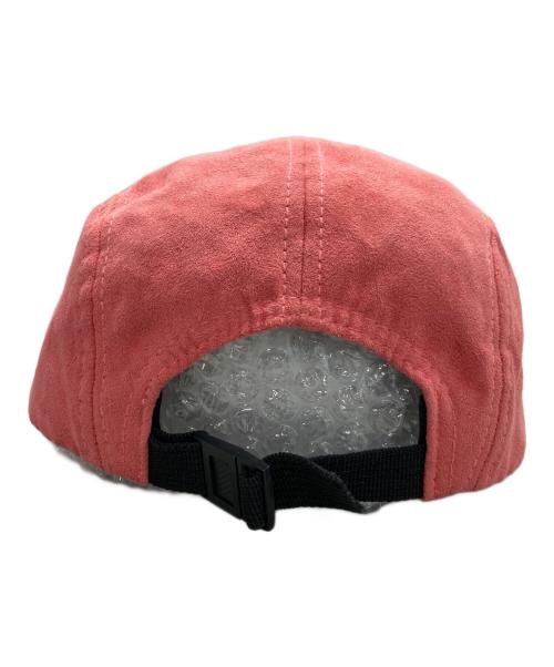 SUPREME（シュプリーム）Supreme (シュプリーム) suede camp cap ピンク サイズ:-の古着・服飾アイテム