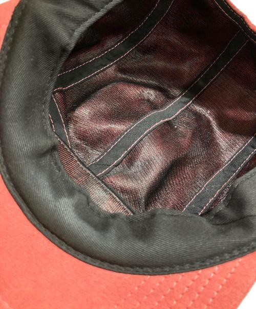 SUPREME（シュプリーム）Supreme (シュプリーム) suede camp cap ピンク サイズ:-の古着・服飾アイテム