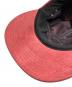 中古・古着 Supreme (シュプリーム) suede camp cap ピンク サイズ:-：8000円