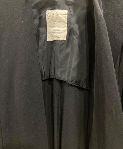 YOHJI YAMAMOTO（ヨウジヤマモト）YOHJI YAMAMOTO (ヨウジヤマモト) トッパーコート ブラック サイズ:SIZE Sの古着・服飾アイテム