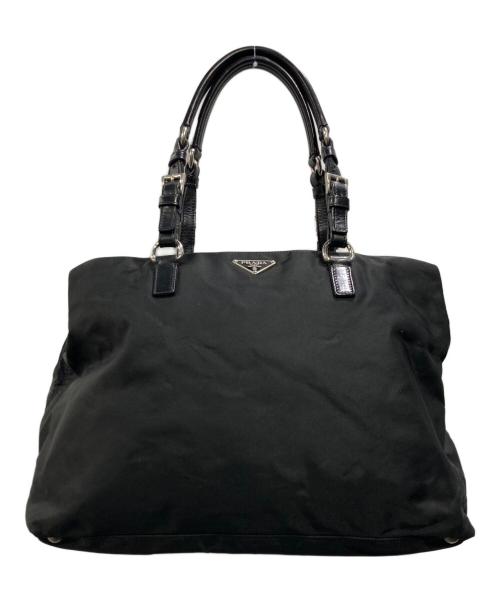 PRADA（プラダ）PRADA (プラダ) ナイロントートバッグ ブラック サイズ:-の古着・服飾アイテム