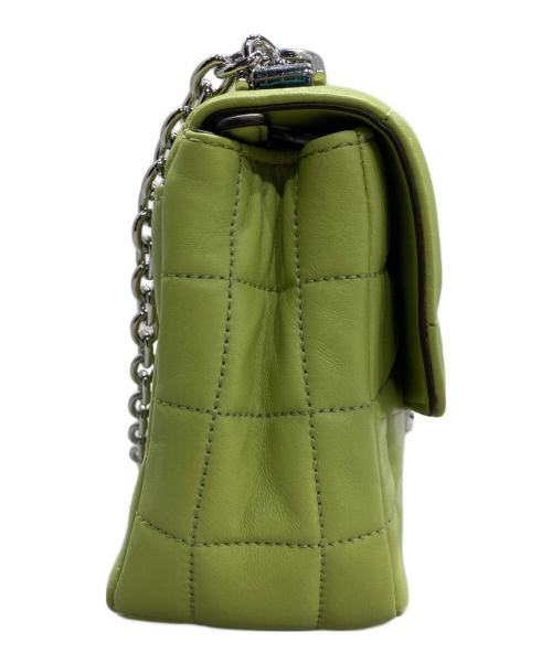 MICHAEL KORS（マイケル・コース）MICHAEL KORS (マイケル・コース) SOHOチェーンショルダー ラージ 黄緑の古着・服飾アイテム