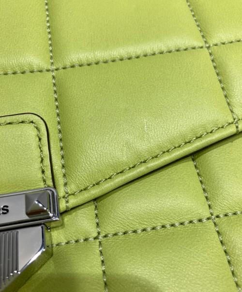 MICHAEL KORS（マイケル・コース）MICHAEL KORS (マイケル・コース) SOHOチェーンショルダー ラージ 黄緑の古着・服飾アイテム