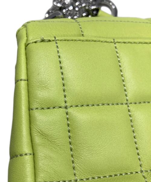 MICHAEL KORS（マイケル・コース）MICHAEL KORS (マイケル・コース) SOHOチェーンショルダー ラージ 黄緑の古着・服飾アイテム