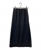 UNITED ARROWSユナイテッドアローズ）の古着「レースコンビタイトスカート」｜ブラック