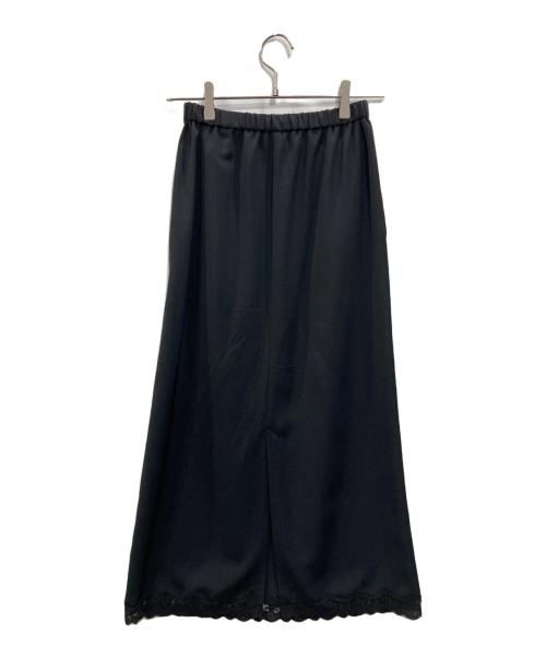 UNITED ARROWS（ユナイテッドアローズ）UNITED ARROWS (ユナイテッドアローズ) レースコンビタイトスカート ブラック サイズ:Sの古着・服飾アイテム