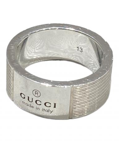 GUCCI シルバー925 リング　13 中古・古着通販】GUCCI (グッチ) シルバーリング サイズ:13号
