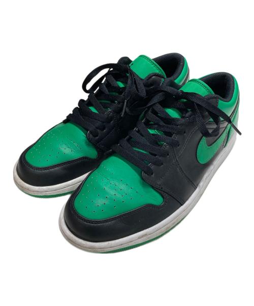 NIKE（ナイキ）NIKE (ナイキ) Air Jordan 1 Low グリーン×ブラック サイズ:26.5㎝の古着・服飾アイテム