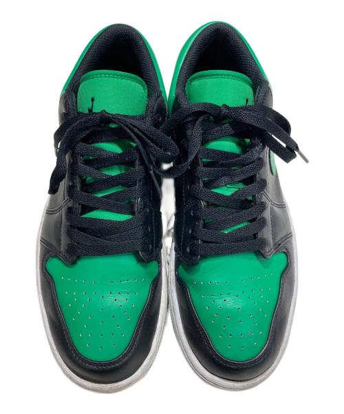 NIKE（ナイキ）NIKE (ナイキ) Air Jordan 1 Low グリーン×ブラック サイズ:26.5㎝の古着・服飾アイテム