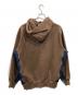 KEBOZ (ケボズ) ツートーンスウェットフーディー ブラウン サイズ:M：5000円