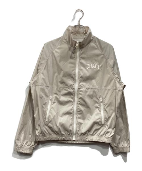 COACH（コーチ）COACH (コーチ) トラックジャケット アイボリー サイズ:Sの古着・服飾アイテム