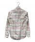 Thom Browne (トムブラウン) チェックシャツ ホワイト サイズ:XS：5000円