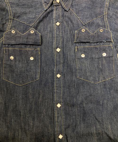 Joe McCOY（ジョーマッコイ）Joe McCOY (ジョーマッコイ) デニムウエスタンシャツ インディゴ サイズ:14の古着・服飾アイテム