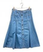 POLO RALPH LAURENポロ・ラルフローレン）の古着「デニムスカート」｜インディゴ