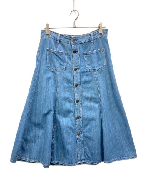 POLO RALPH LAUREN（ポロ・ラルフローレン）POLO RALPH LAUREN (ポロ・ラルフローレン) デニムスカート インディゴ サイズ:6の古着・服飾アイテム