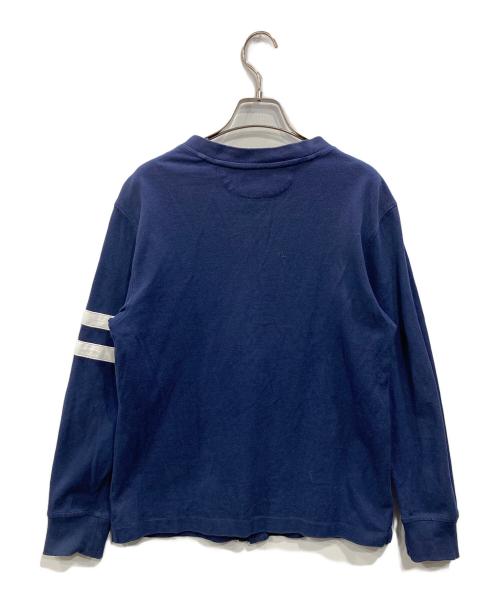 POLO RALPH LAUREN（ポロ・ラルフローレン）POLO RALPH LAUREN (ポロ・ラルフローレン) ワッペンカーディガン ネイビー サイズ:Lの古着・服飾アイテム