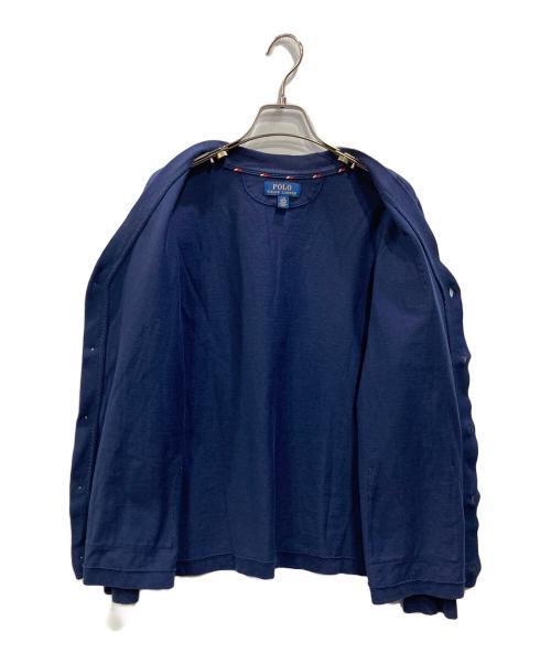 POLO RALPH LAUREN（ポロ・ラルフローレン）POLO RALPH LAUREN (ポロ・ラルフローレン) ワッペンカーディガン ネイビー サイズ:Lの古着・服飾アイテム