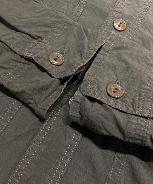 SASSAFRAS（ササフラス）SASSAFRAS (ササフラス) コットンシャツジャケット グリーン サイズ:Mの古着・服飾アイテム