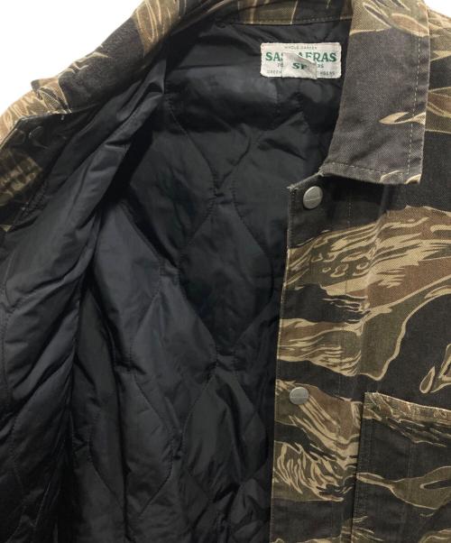 SASSAFRAS（ササフラス）SASSAFRAS (ササフラス) タイガーカモジャケット グリーン サイズ:Mの古着・服飾アイテム