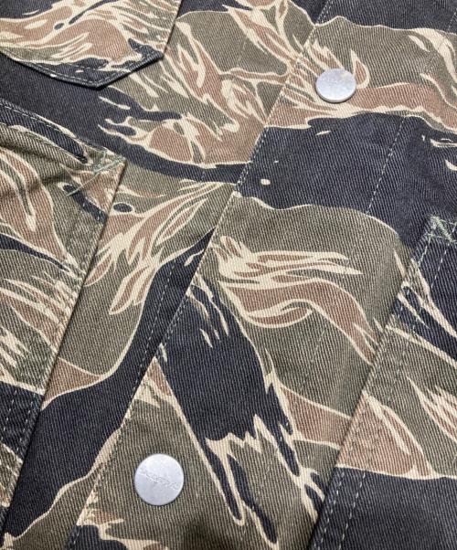 SASSAFRAS（ササフラス）SASSAFRAS (ササフラス) タイガーカモジャケット グリーン サイズ:Mの古着・服飾アイテム