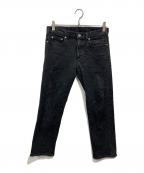 kinema.キネマ.）の古着「cropped denim」｜ブラック
