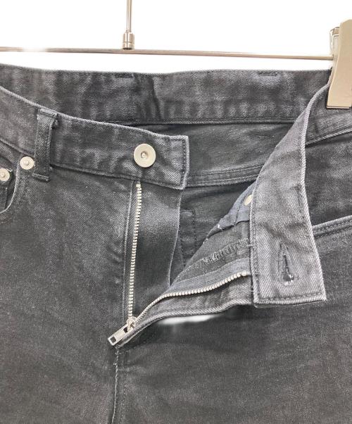 kinema.（キネマ.）kinema. (キネマ.) cropped denim ブラック サイズ:Mの古着・服飾アイテム