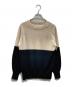 自由区（ジユウク）の古着「ピュアカシミヤ バイカラー プルオーバー ニット」｜アイボリー×ブラック