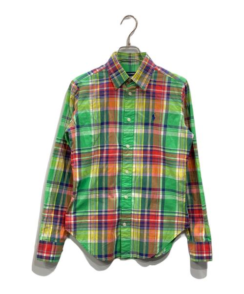 Ralph Lauren POLO SPORT（ラルフローレン ポロスポーツ）Ralph Lauren POLO SPORT (ラルフローレン ポロスポーツ) チェックシャツ グリーン サイズ:4の古着・服飾アイテム