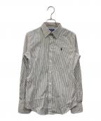 POLO RALPH LAURENポロ・ラルフローレン）の古着「ストライプシャツ」｜グレー