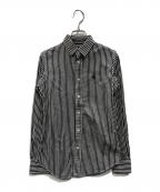 POLO RALPH LAURENポロ・ラルフローレン）の古着「ストライプシャツ」｜ブラック