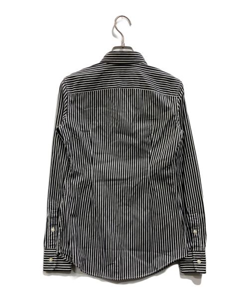POLO RALPH LAUREN（ポロ・ラルフローレン）POLO RALPH LAUREN (ポロ・ラルフローレン) ストライプシャツ ブラックの古着・服飾アイテム