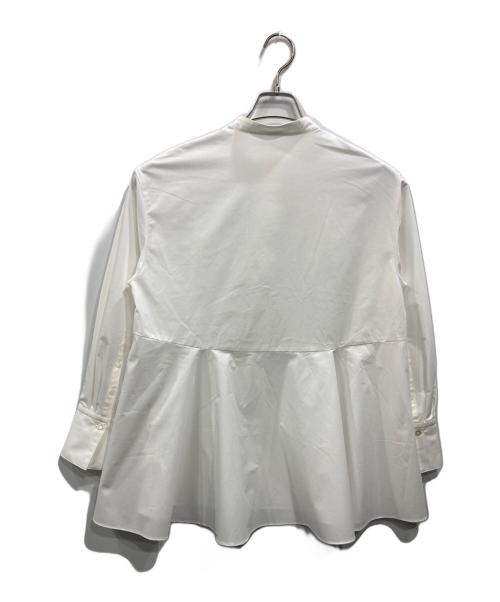 LE PHIL（ル フィル）LE PHIL (ル フィル) solotex ペプラム ブラウス ホワイト サイズ:SIZE Freeの古着・服飾アイテム