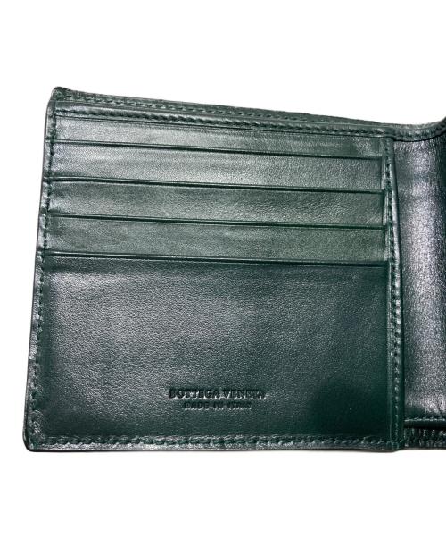 BOTTEGA VENETA（ボッテガベネタ）BOTTEGA VENETA (ボッテガベネタ) クロコダイル2つ折り財布 グリーン サイズ:-の古着・服飾アイテム