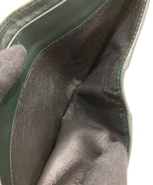 BOTTEGA VENETA（ボッテガベネタ）BOTTEGA VENETA (ボッテガベネタ) クロコダイル2つ折り財布 グリーン サイズ:-の古着・服飾アイテム