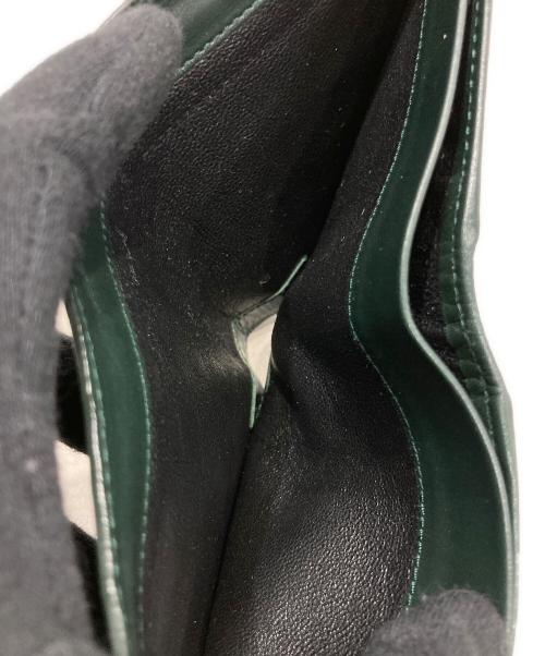 BOTTEGA VENETA（ボッテガベネタ）BOTTEGA VENETA (ボッテガベネタ) クロコダイル2つ折り財布 グリーン サイズ:-の古着・服飾アイテム