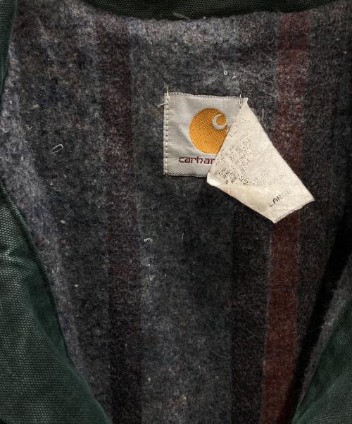 CarHartt（カーハート）CarHartt (カーハート) ダックトラッカージャケット モスグリーン サイズ:XXLの古着・服飾アイテム