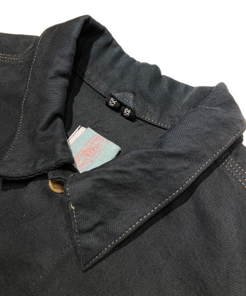 CarHartt（カーハート）CarHartt (カーハート) 後染トラッカージャケット ブラック サイズ:XLの古着・服飾アイテム