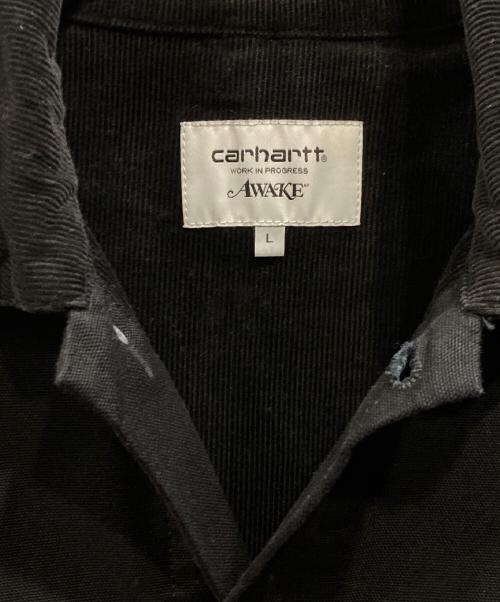 CarHartt（カーハート）CarHartt (カーハート) AWAKE (アウェイク) Michigan Chore Coat ブラック サイズ:Lの古着・服飾アイテム