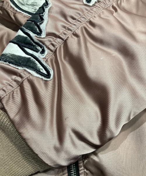 DIESEL（ディーゼル）DIESEL (ディーゼル) リバーシブルMA-1ジャケット ブラック×ピンク サイズ:XLの古着・服飾アイテム