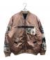 DIESEL（ディーゼル）の古着「リバーシブルMA-1ジャケット」｜ブラック×ピンク