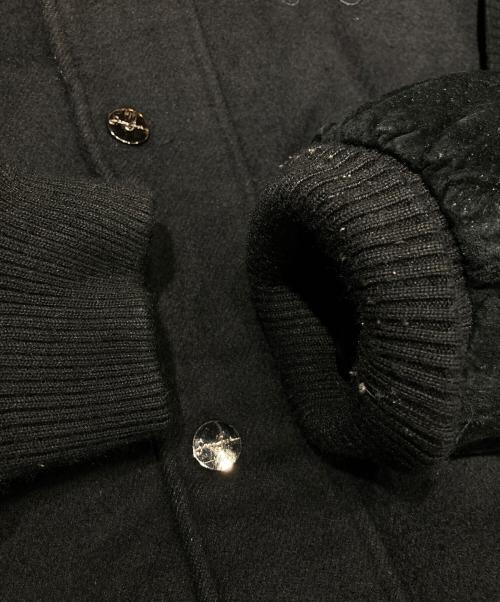 SEAN JOHN（ショーンジョン）SEAN JOHN (ショーンジョン) 袖パイソン柄ブルゾン ブラック サイズ:Lの古着・服飾アイテム