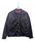 RAF SIMONS（ラフシモンズ）の古着「ライニングプリントデニムジャケット」｜ブラック