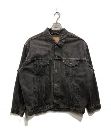 中古・古着通販】LEVI'S (リーバイス) 先染デニムジャケット ブラック