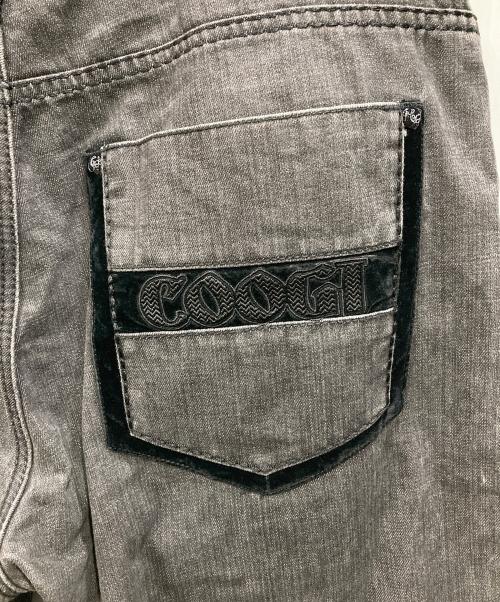 Coogi（クージー）Coogi (クージー) ブラックデニム ブラック サイズ:W42の古着・服飾アイテム
