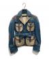 DSQUARED2（ディースクエアード）の古着「ドッキングミリタリーポーチデニムジャケット」｜インディゴ